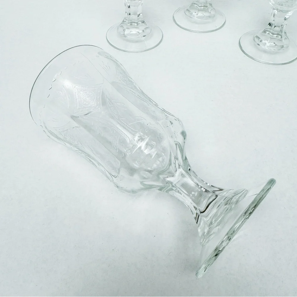 Indiana Glass - Clear Madrid Goblets Set of 4